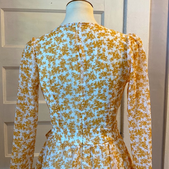 Saints + Secrets Floral Ruffled Mini Dress, Size S - Picture 10 of 16